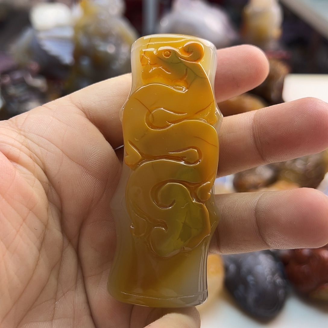 玛瑙/玉髓合金颈饰