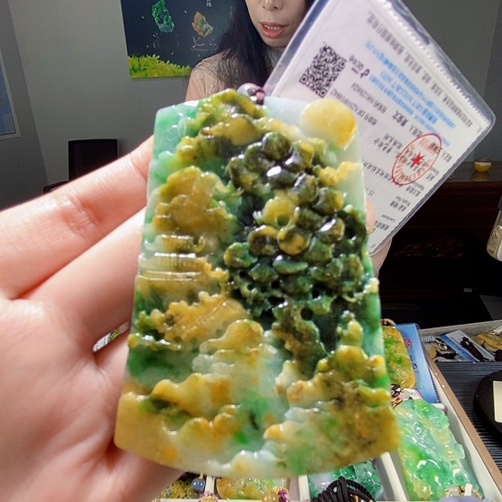 颈饰未镶嵌翡翠翡翠