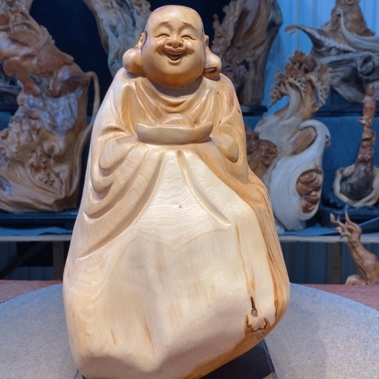 柏木（崖柏）根雕摆件