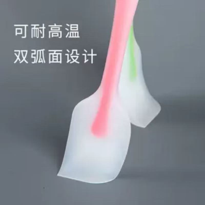 发两个硅胶刮铲一体式奶油抹刀铲子牛轧糖蛋糕刮板烘焙耐高温