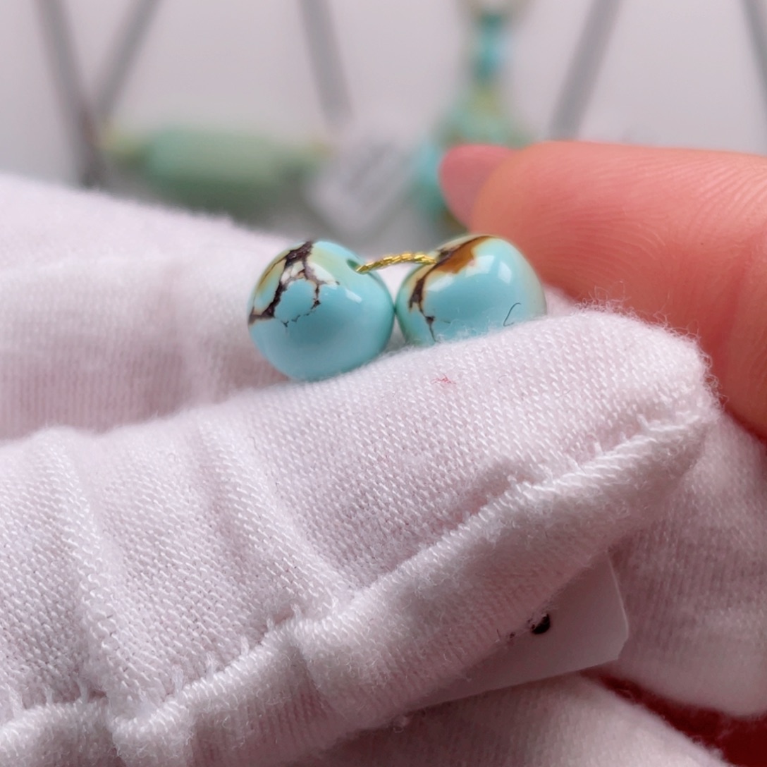 绿松石未镶嵌摆件