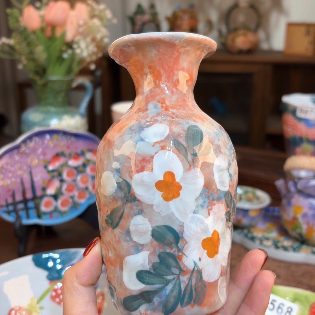 景德镇手绘高温釉下彩陶瓷茶具