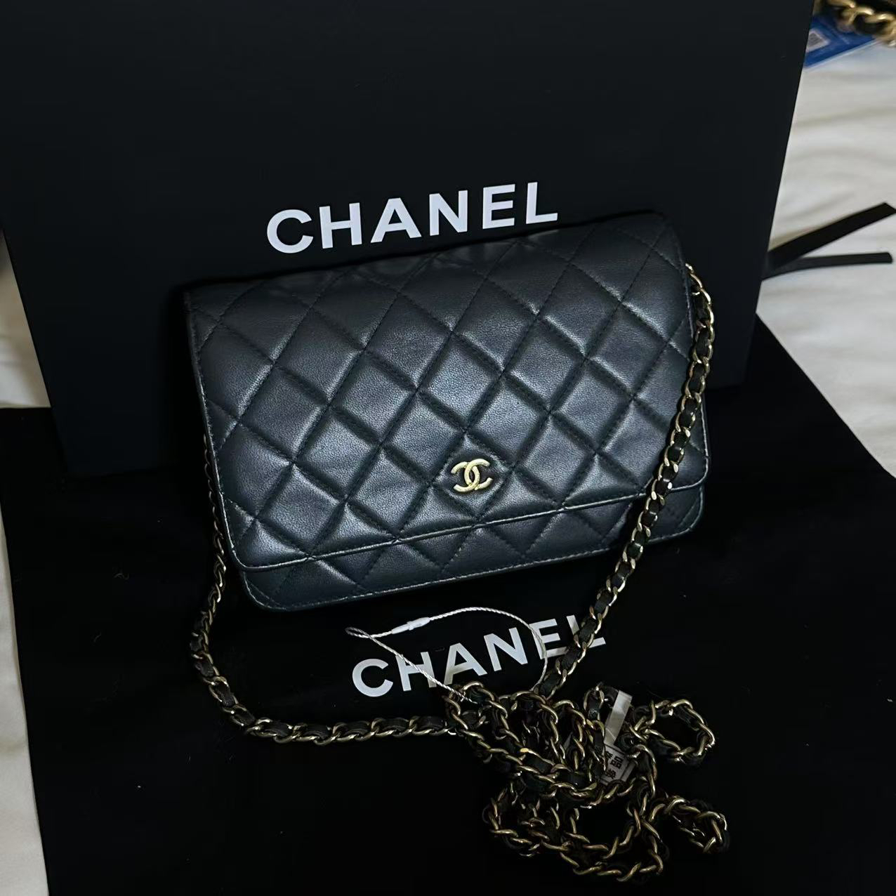 95新 Chanel/香奈儿 泡泡专属/香奈儿woc斜挎包/98新包展