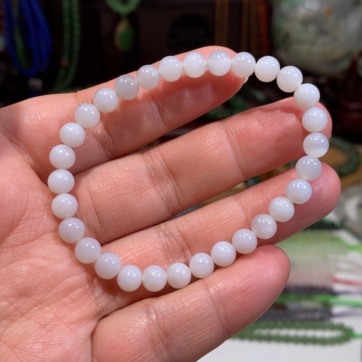 和田玉未镶嵌手链