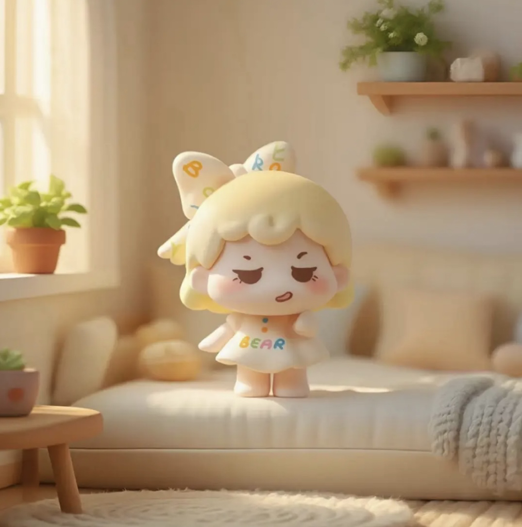 【逸黑拆盒】可爱大乱斗萌粒可爱桌面摆件