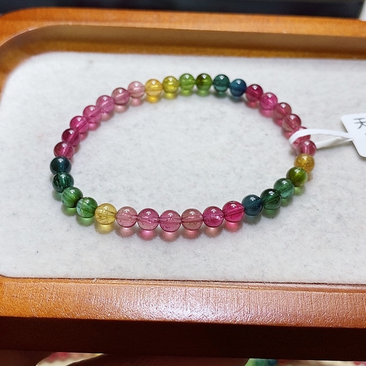 碧玺手链未镶嵌碧玺手串5.2