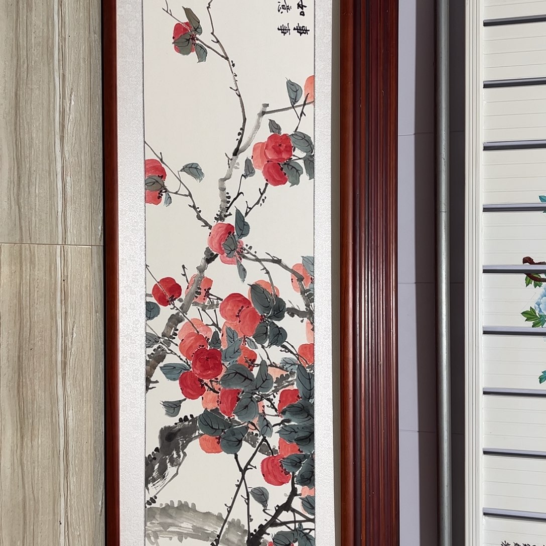 国画书画作品带框163×48