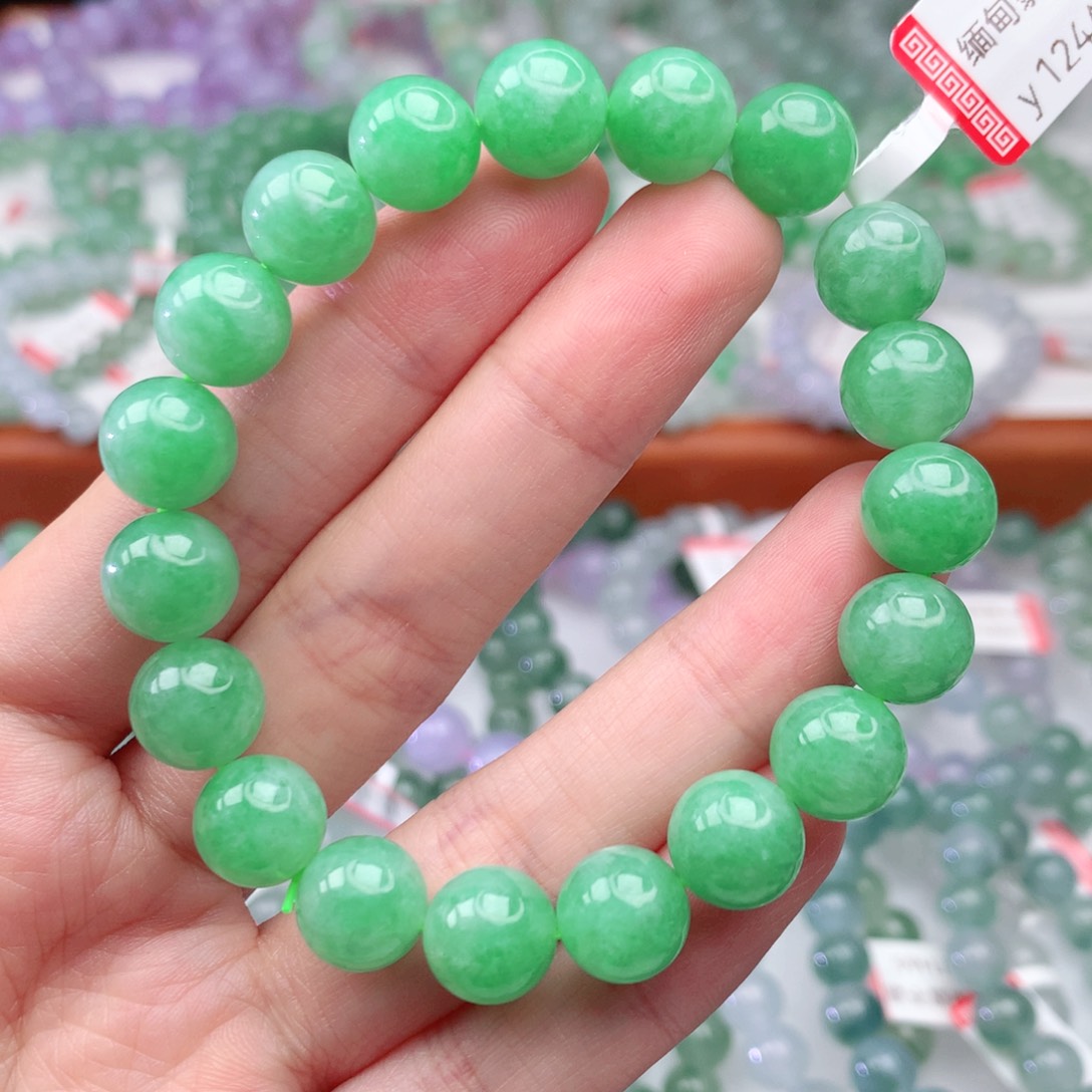 翡翠手链未镶嵌翡翠10mm