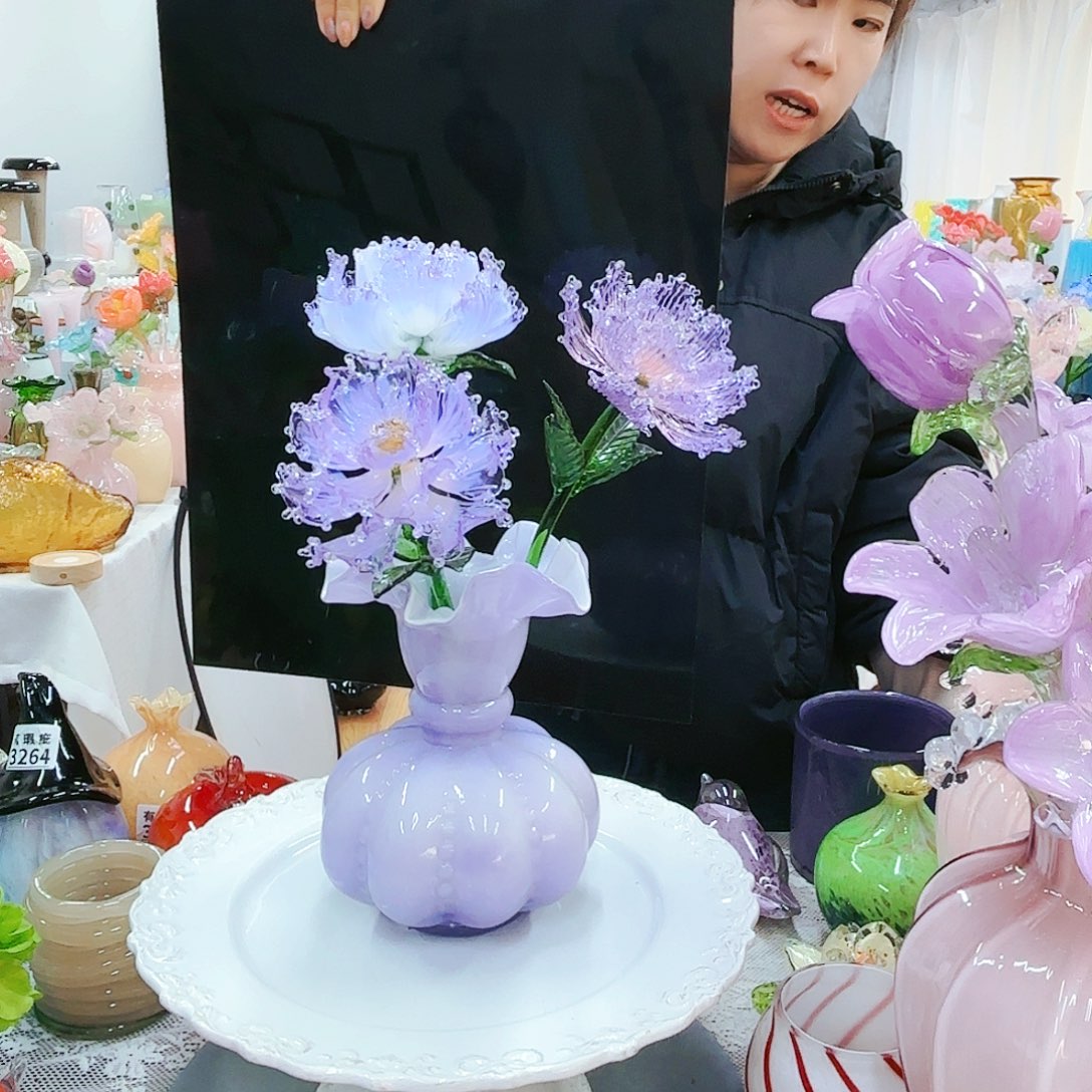 福利不退不换琉璃花瓶艺术品