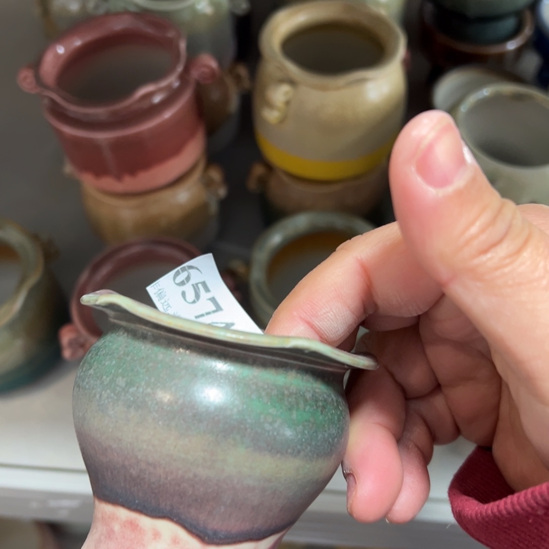 陶瓷景德镇手工花盆