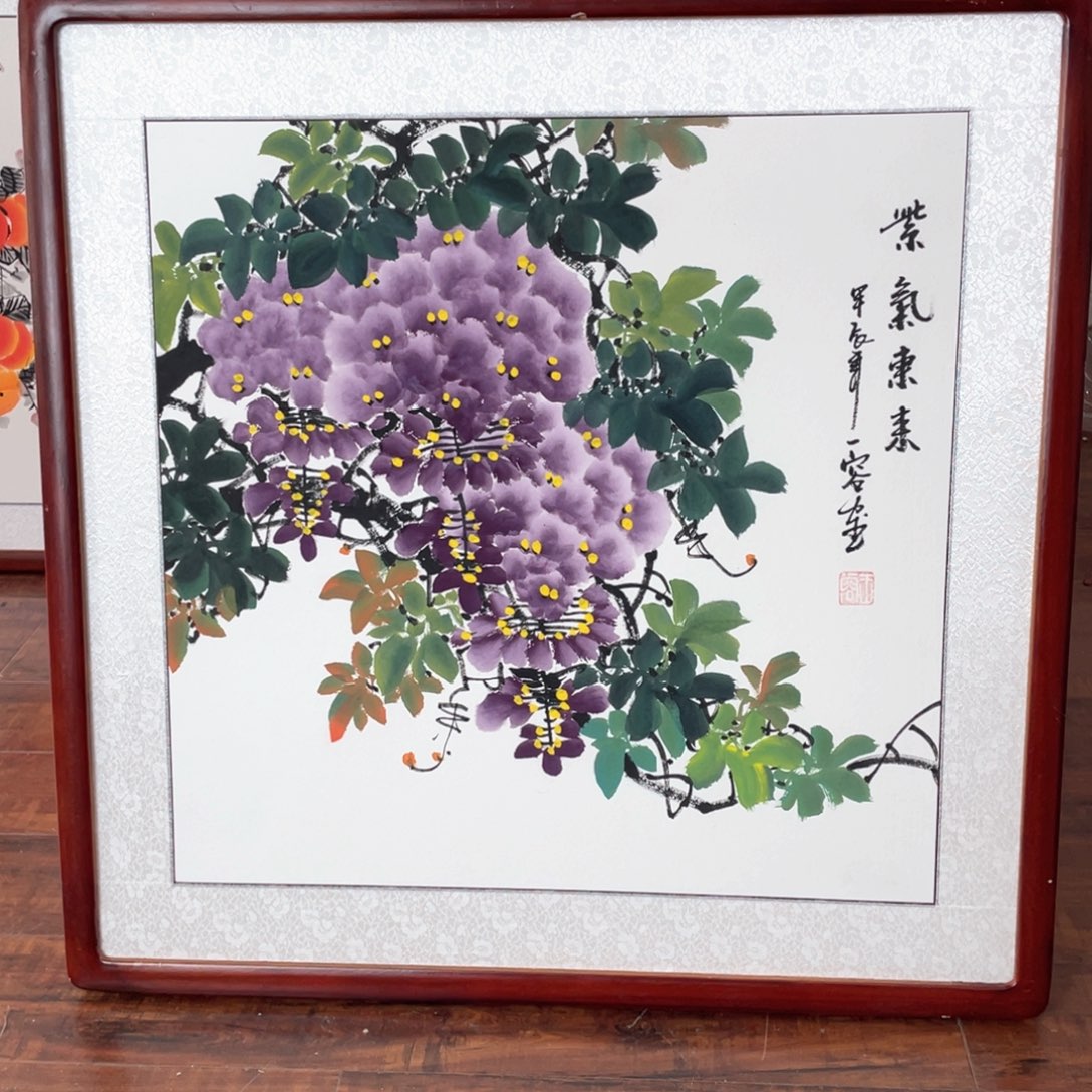 国画带框尺寸63*63厘米