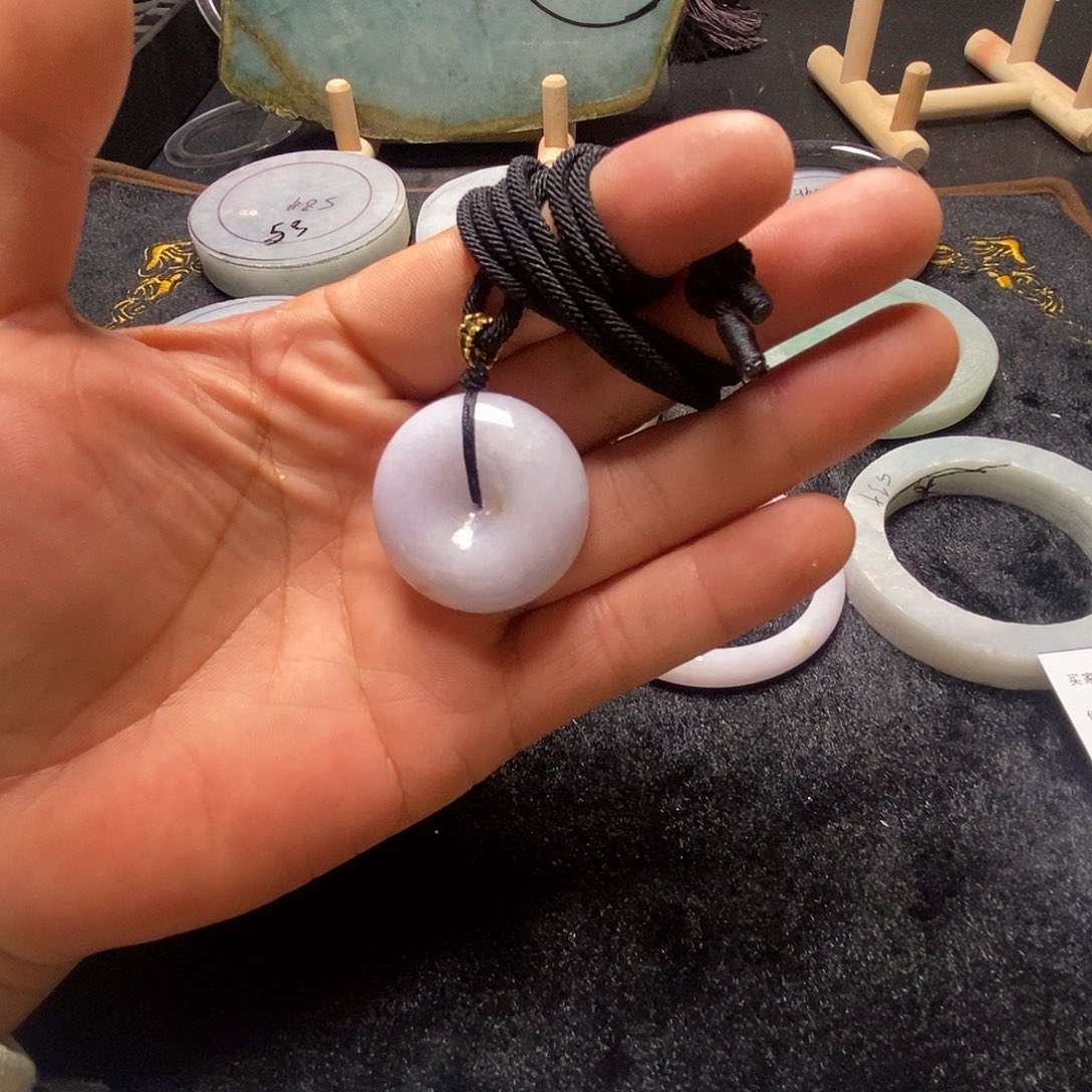 定制翡翠未镶嵌平安扣