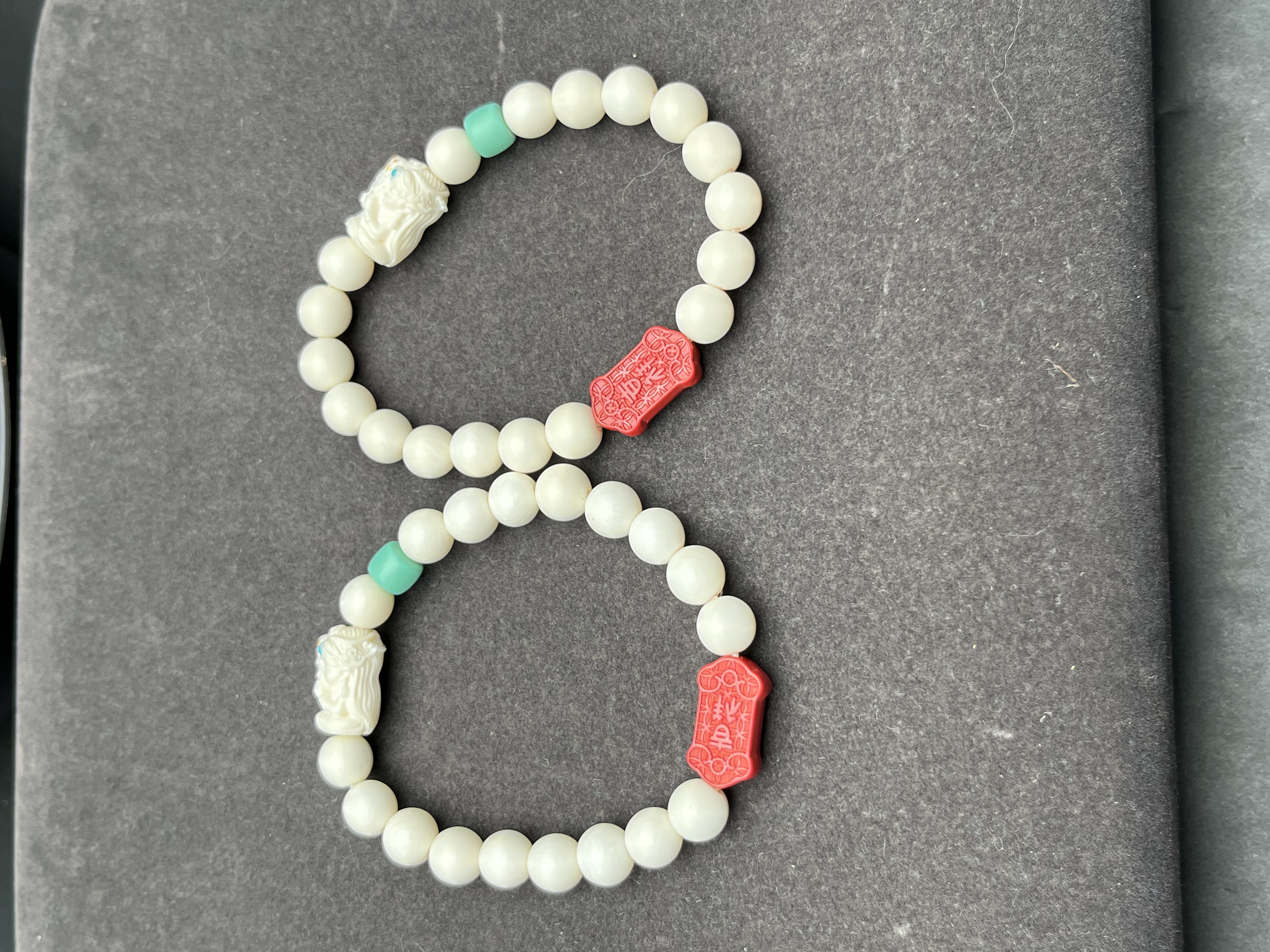 猛犸扎基拉姆配朱砂单手串-33960-H51-多样性/发其一