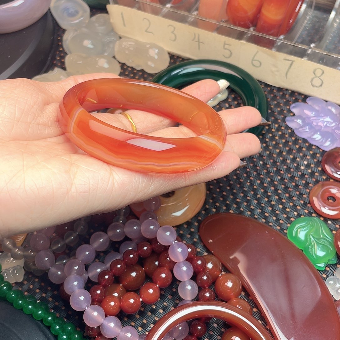 玛瑙/玉髓合金手镯