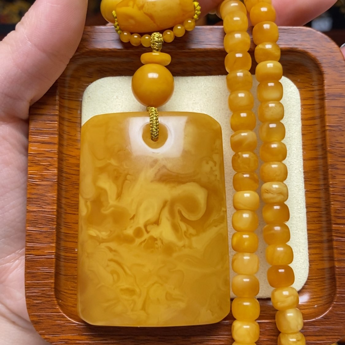 【闪购商品】蜜蜡颈饰未镶嵌项链