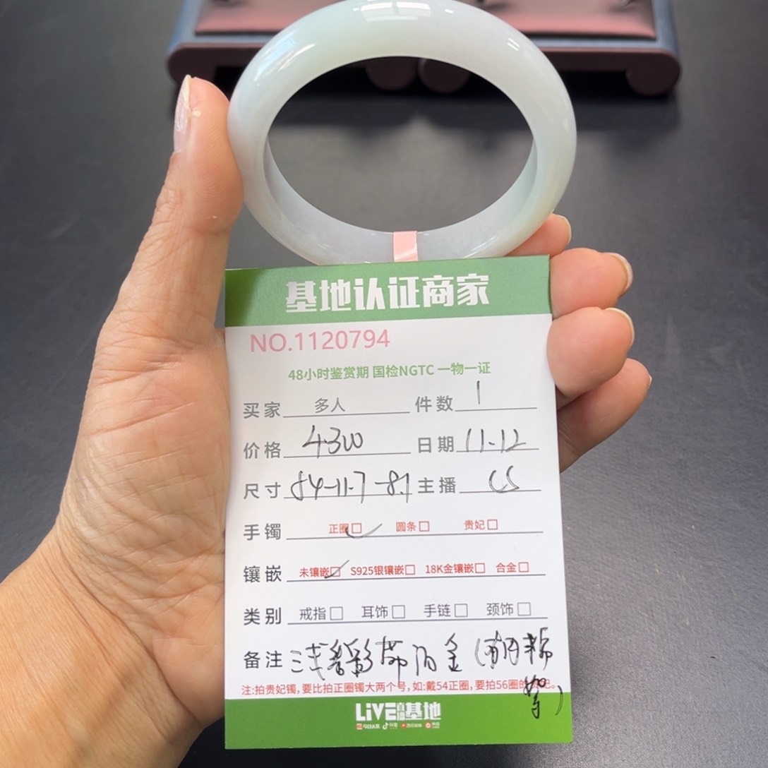 未镶嵌手镯翡翠多人