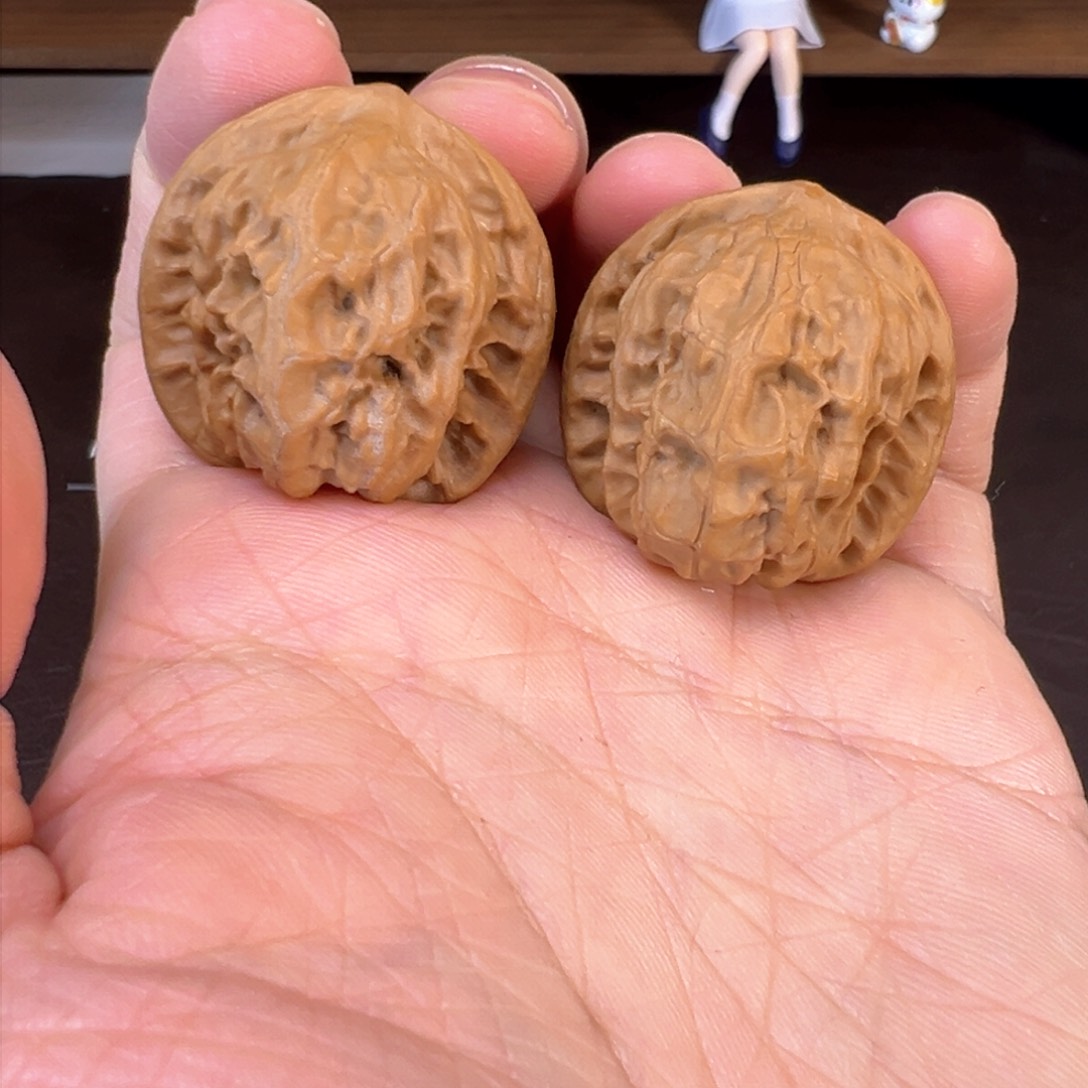 文玩核桃把件野狼34