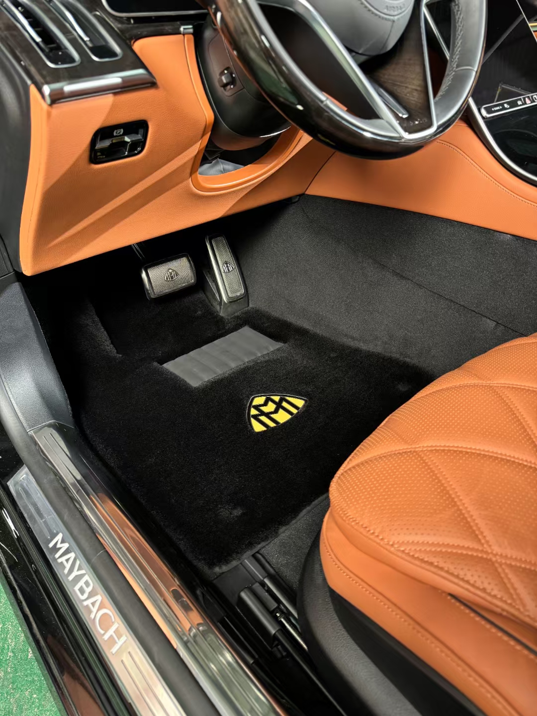 超高端3.2公分羊毛脚垫，迈巴赫，劳斯莱斯，宾利，专车专用羊毛脚垫