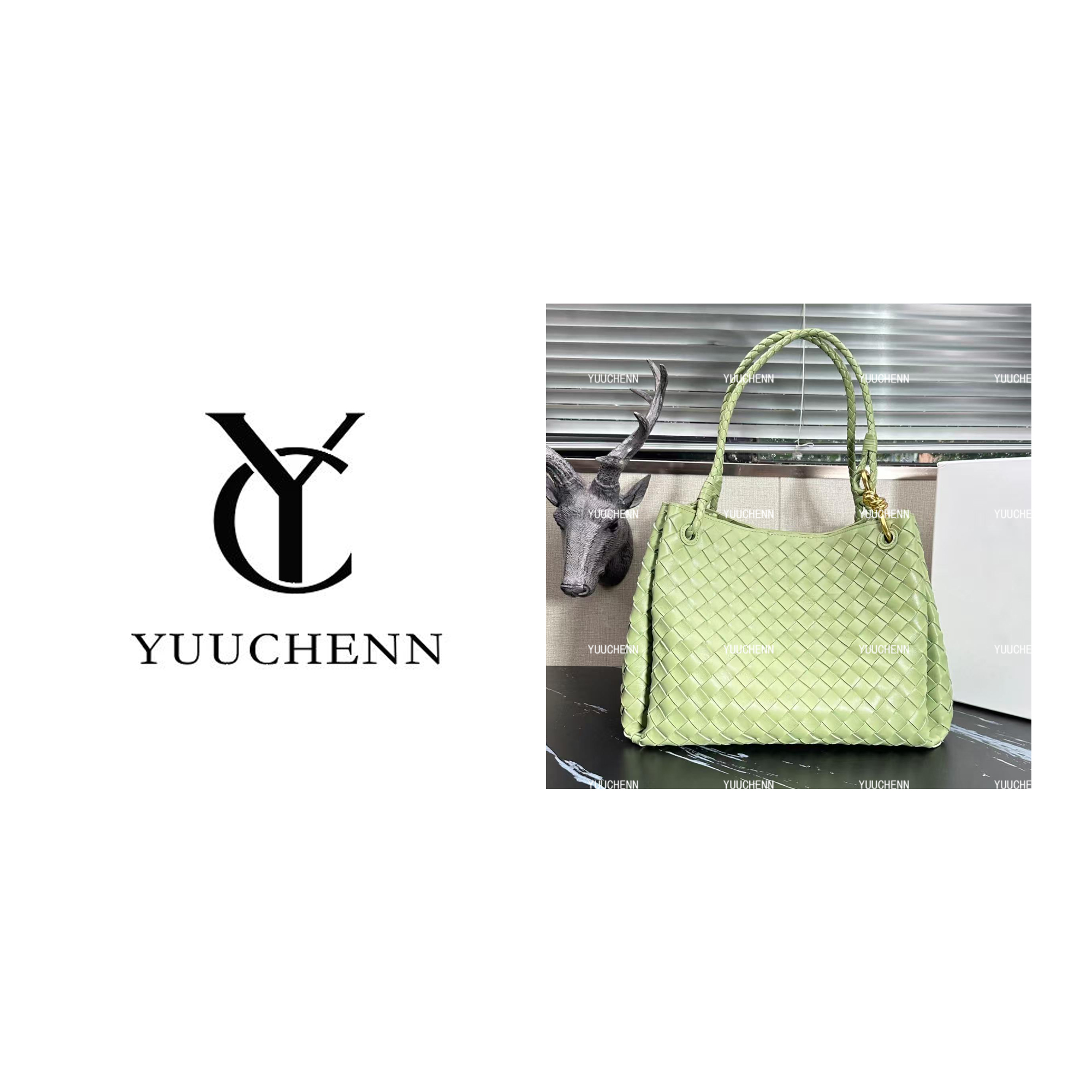 YUUCHENN/30cm原创设计高定真皮包6032