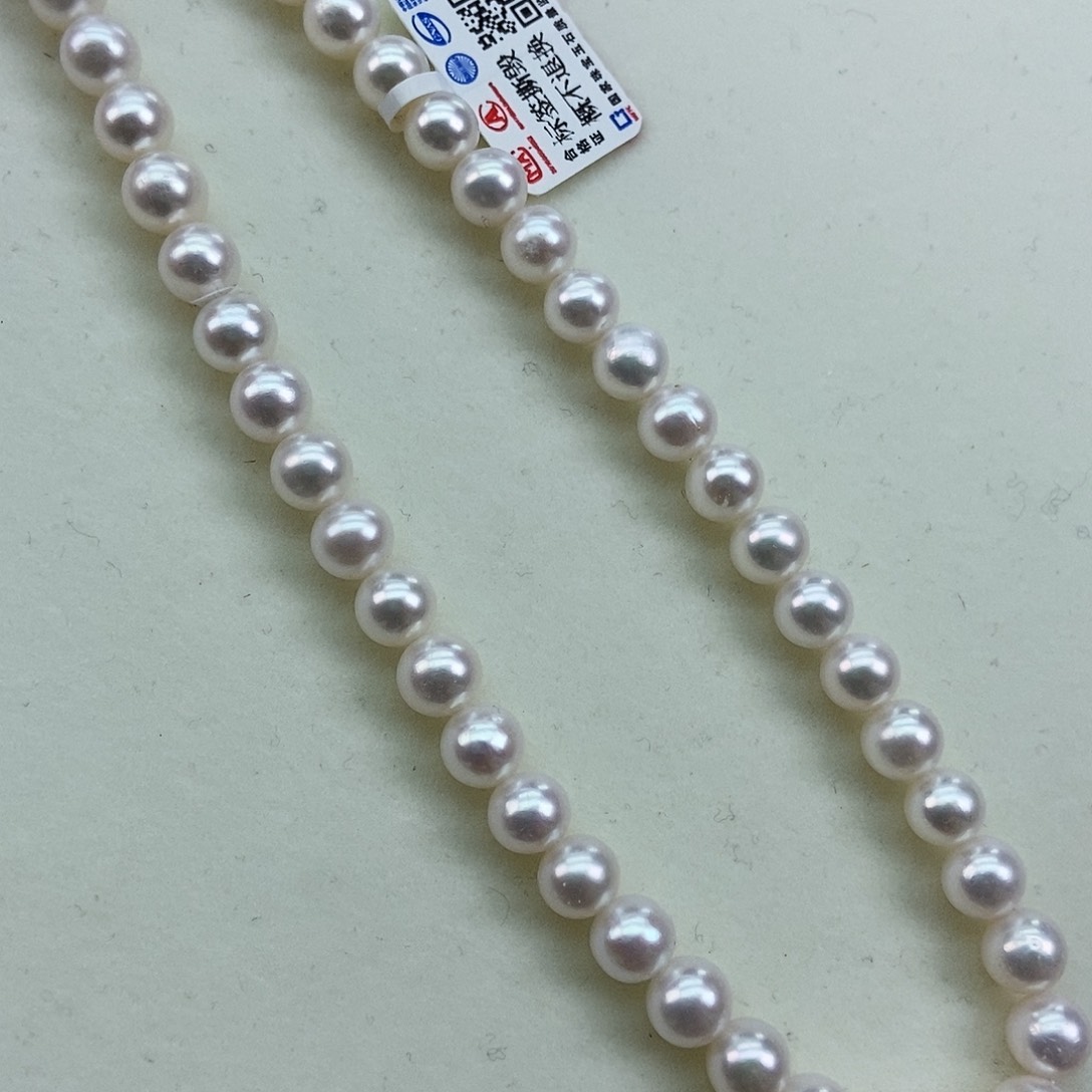 淡水珍珠7-8极光正圆白炫彩银S925镶嵌