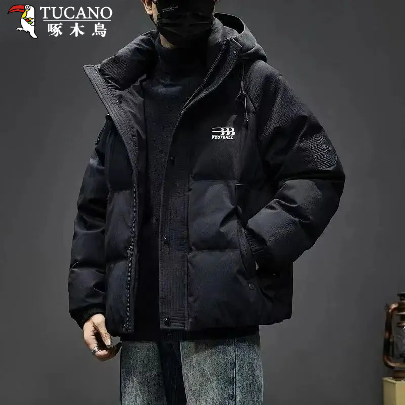TUCANO/啄木鳥男士冬季2025款潮牌爆款男士宽松保暖外套羽绒棉服