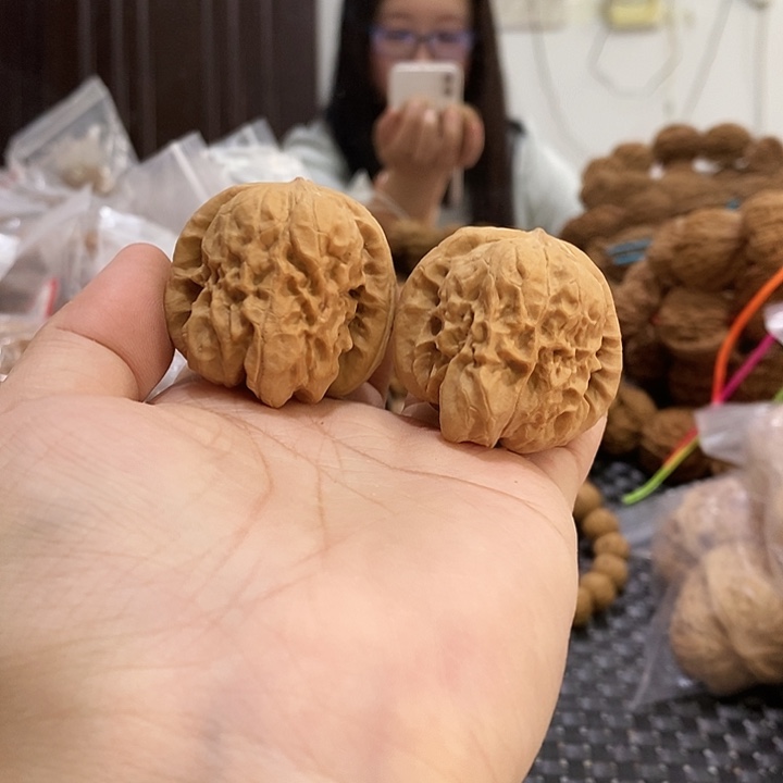 文玩核桃吊坠丑达摩37