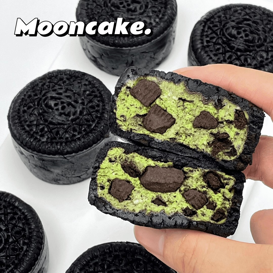 【冷链】抹茶乳酪奥利奥风味月饼下午茶中秋节日精品礼盒装送礼盒