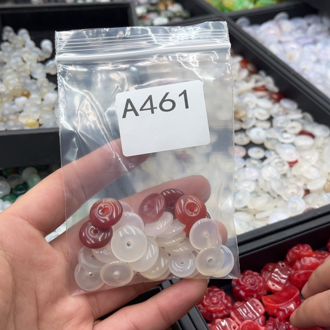 改***难玛瑙/玉髓合金颈饰