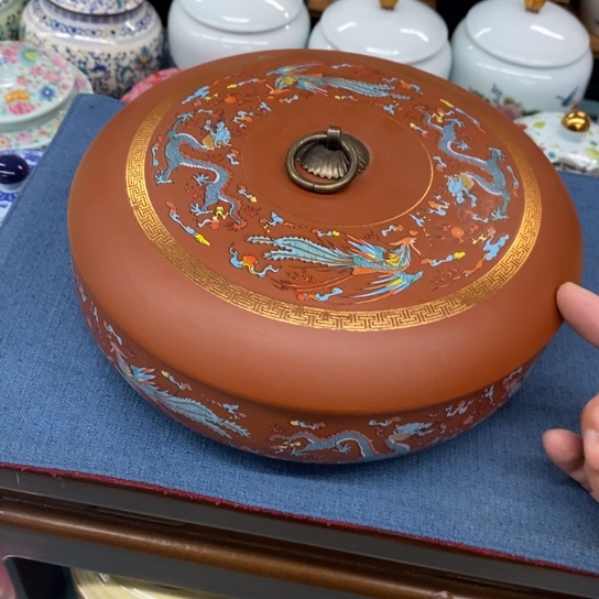 瓷片陶瓷茶叶罐密封罐