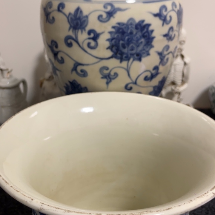 自**翔青花瓷器精品2个