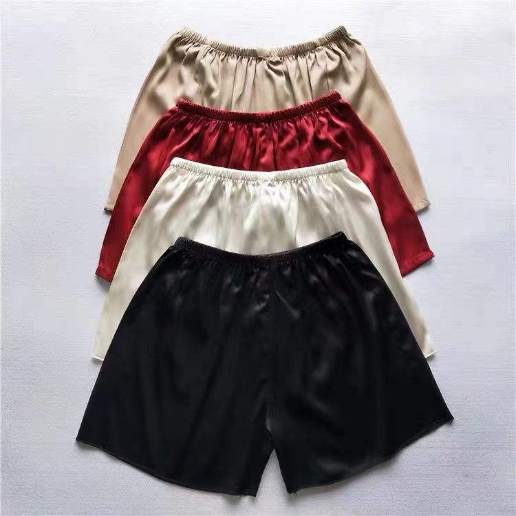 编号C链接 桑蚕丝孤品中裤五分裤春夏季舒适贴身气质阔腿透气