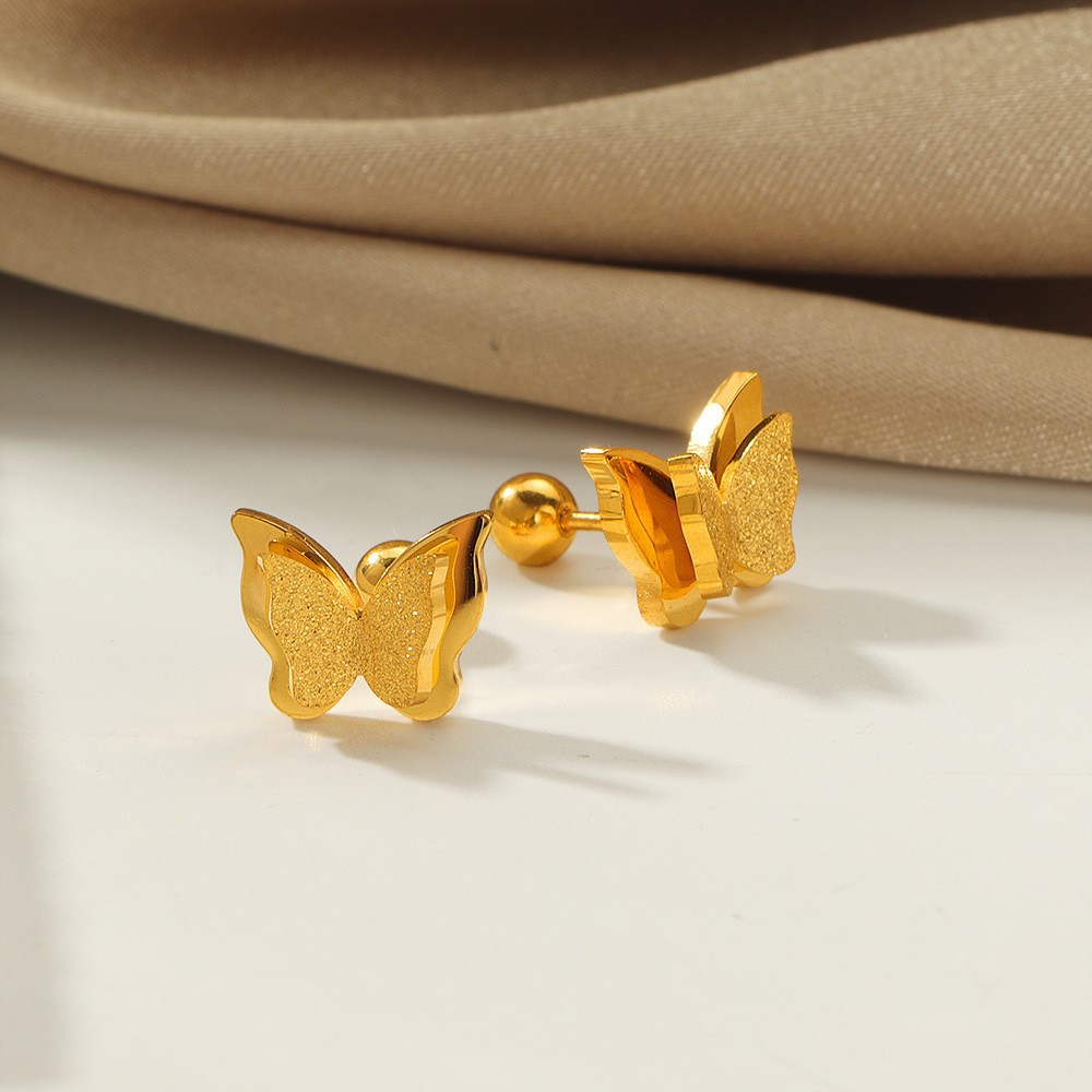 钛钢耳饰 钛钢耳饰轻奢经典百搭款饰品直播间直接拍价格