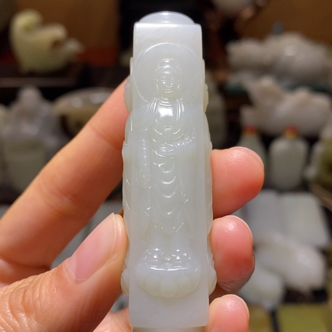 和田玉挂件未镶嵌峰