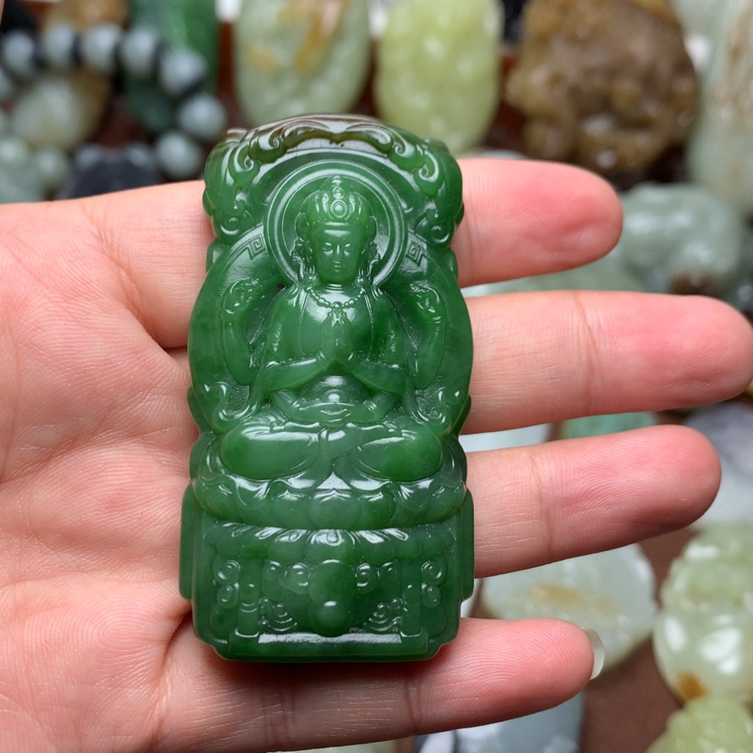 和田玉挂件未镶嵌