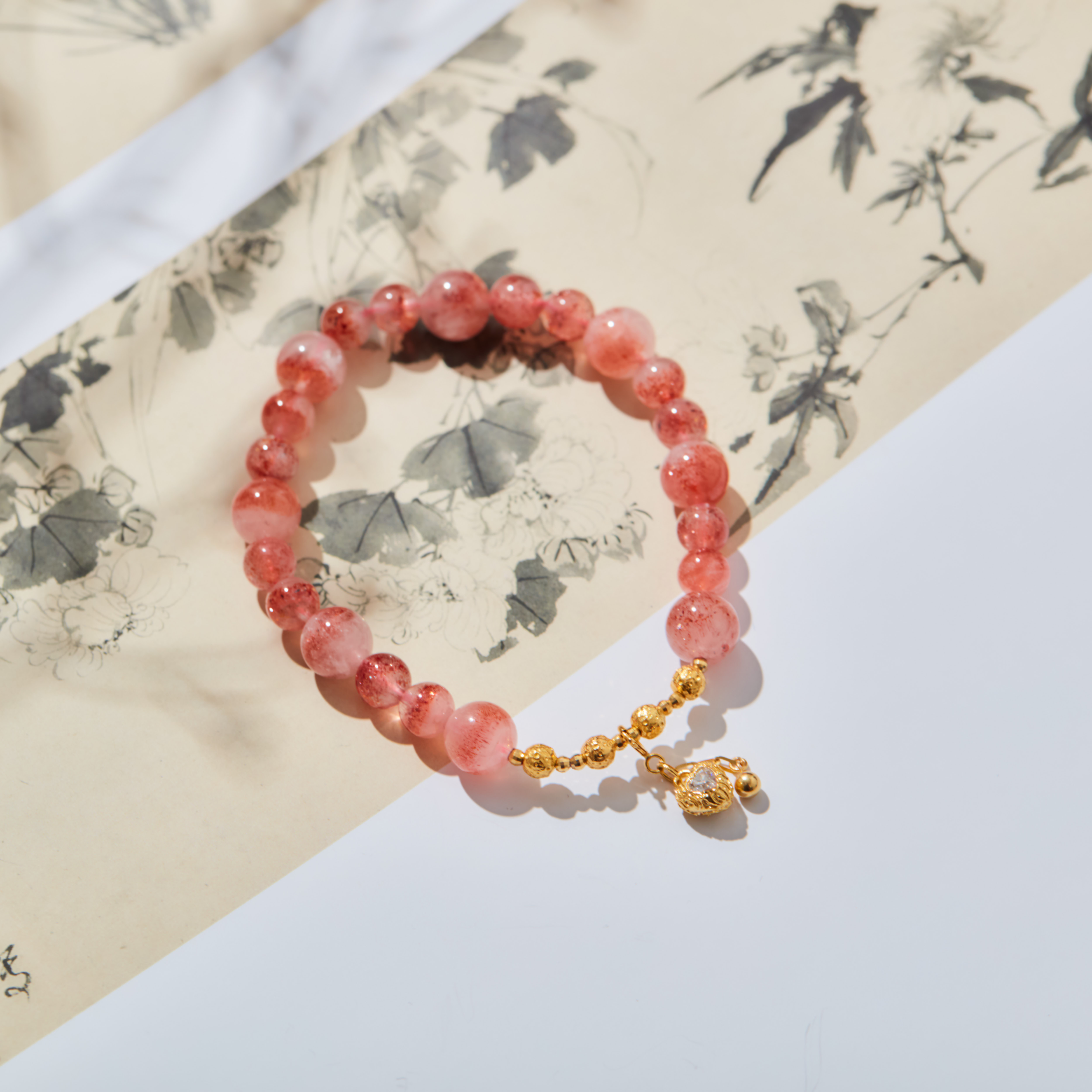 【云上雅岚】18K金草莓单圈手串多样性发一#XYGD273114-C