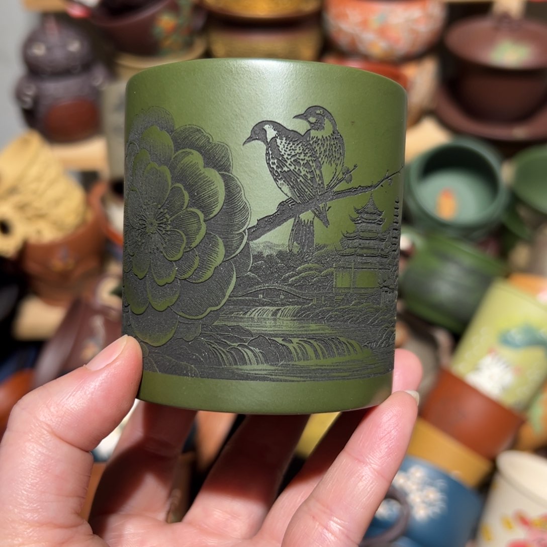 紫砂茶杯宜兴紫砂主人杯