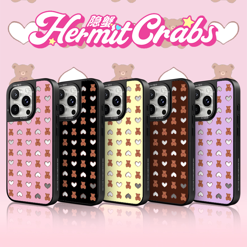 HermitCrab隐蟹适用苹果iphone16promax1514磨砂手机壳