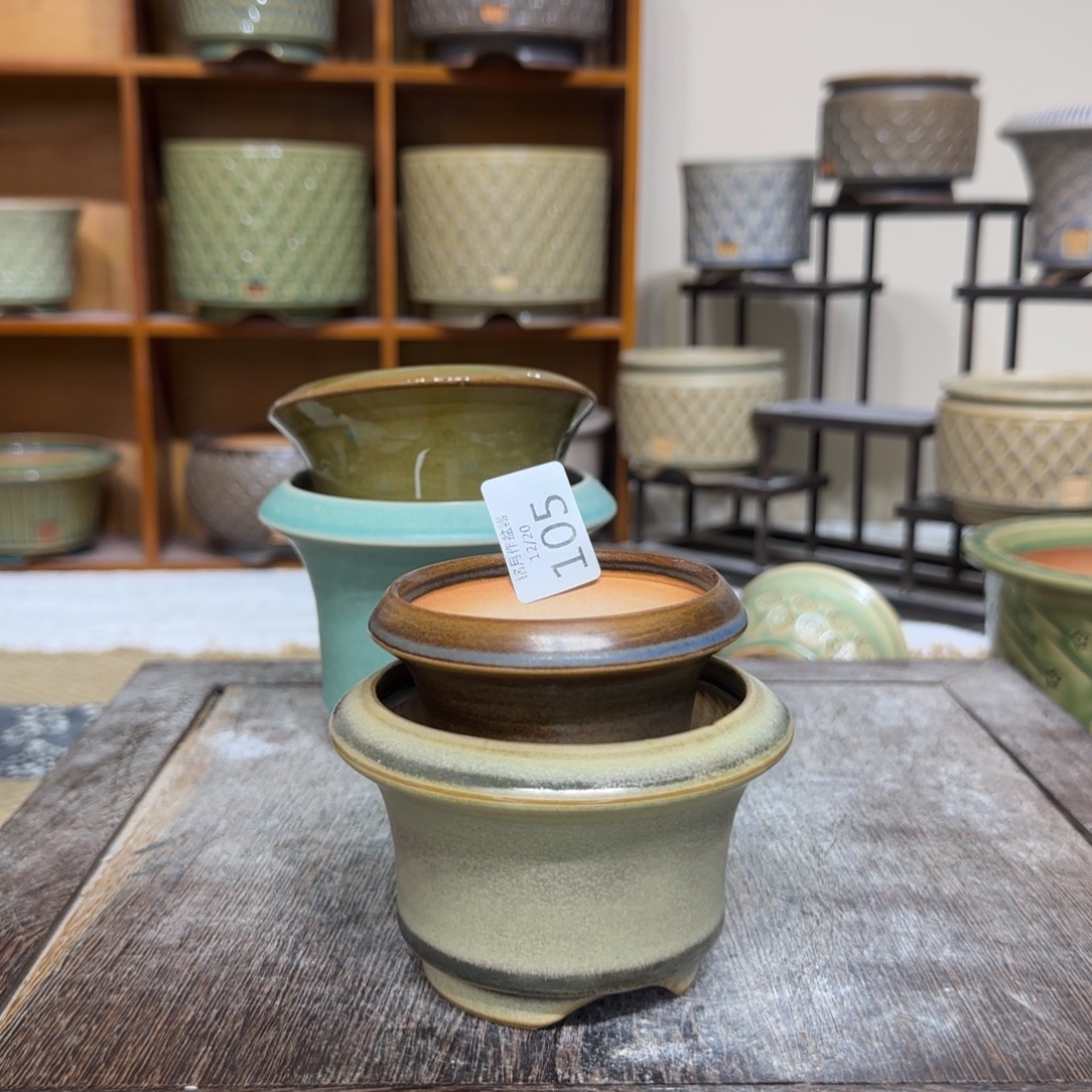 境***转手工花盆 105 内口口径 7.5cm 