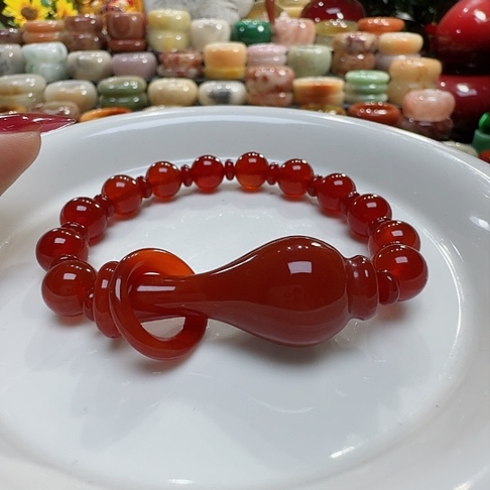 玛瑙/玉髓手串未镶嵌菊****活