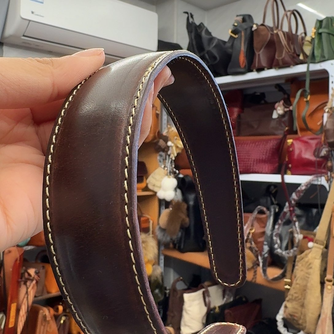 头层牛皮咖啡发箍