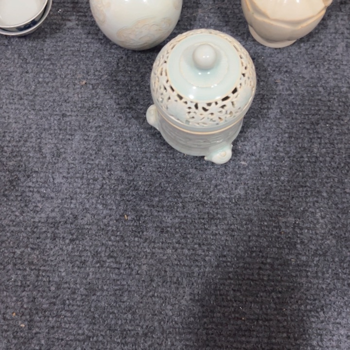 瓶旺*蔡影青釉纹饰香薰炉