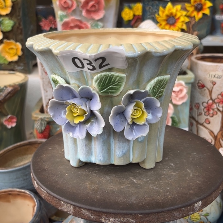 紫砂花盆粗陶材质多肉花盆