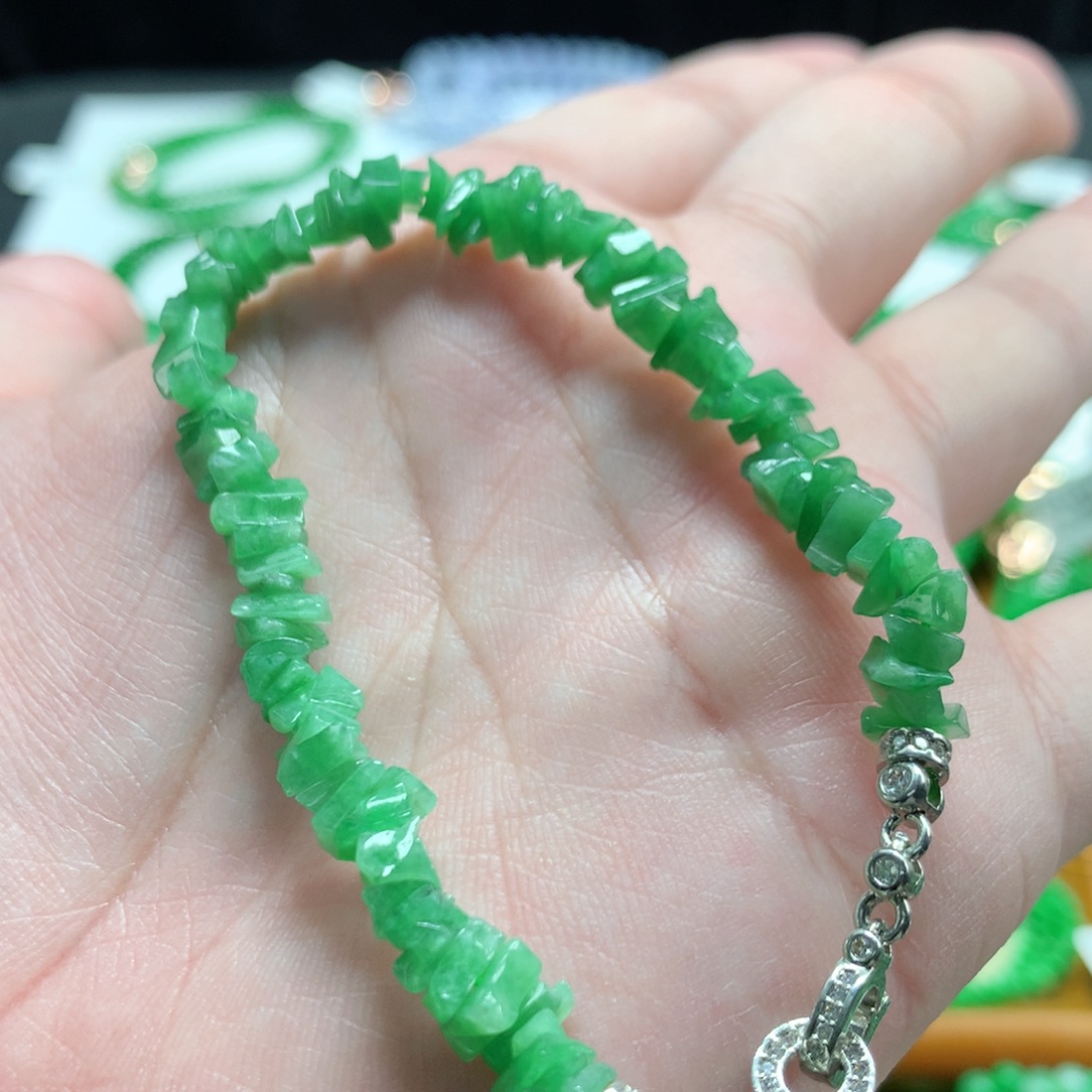 翡翠未镶嵌手链翡翠