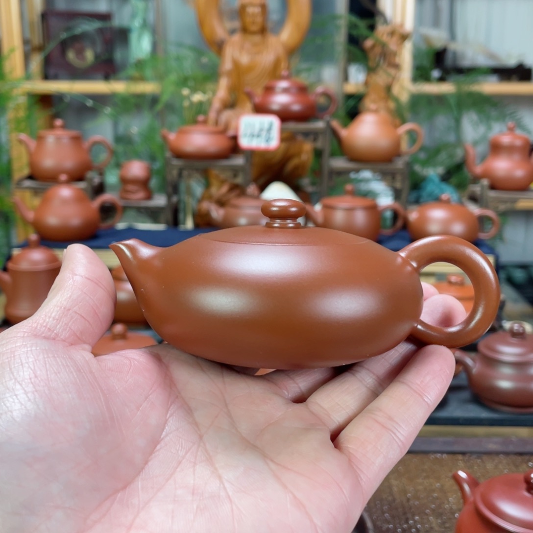 紫砂茶壶乾*朱泥凤雏