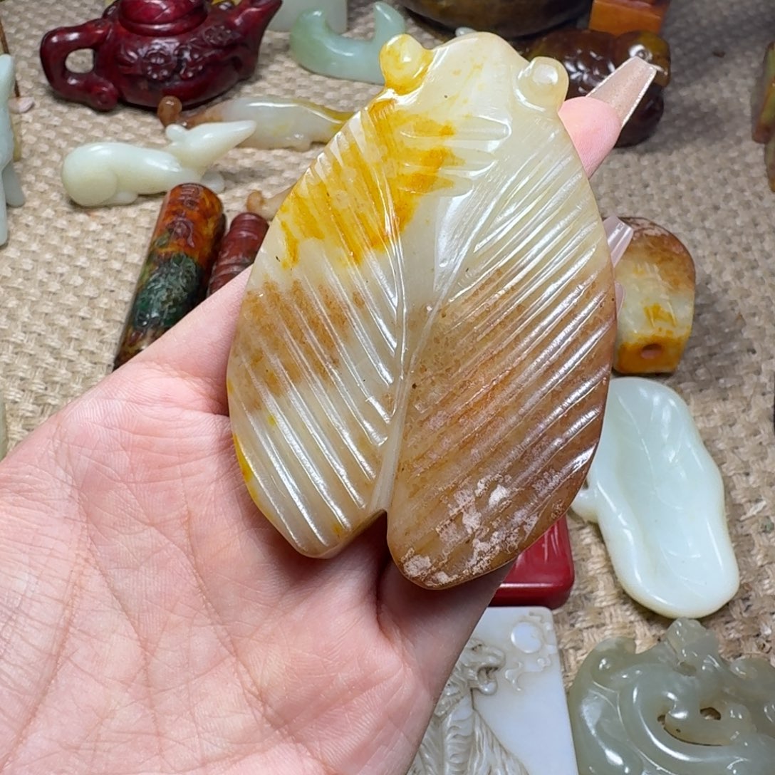 吊坠白玉菩提挂件