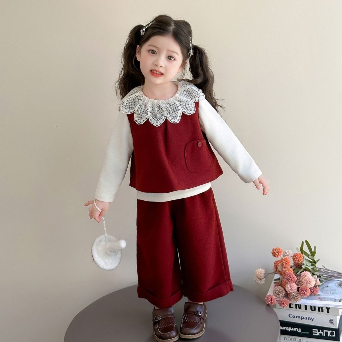 2025新款女童秋季套装洋气儿童宝宝时髦休闲运动服套装秋季童装