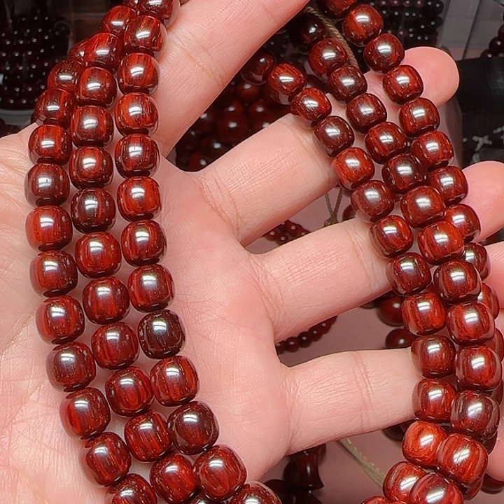 小叶紫檀手串/手链琴料8.5/9/18