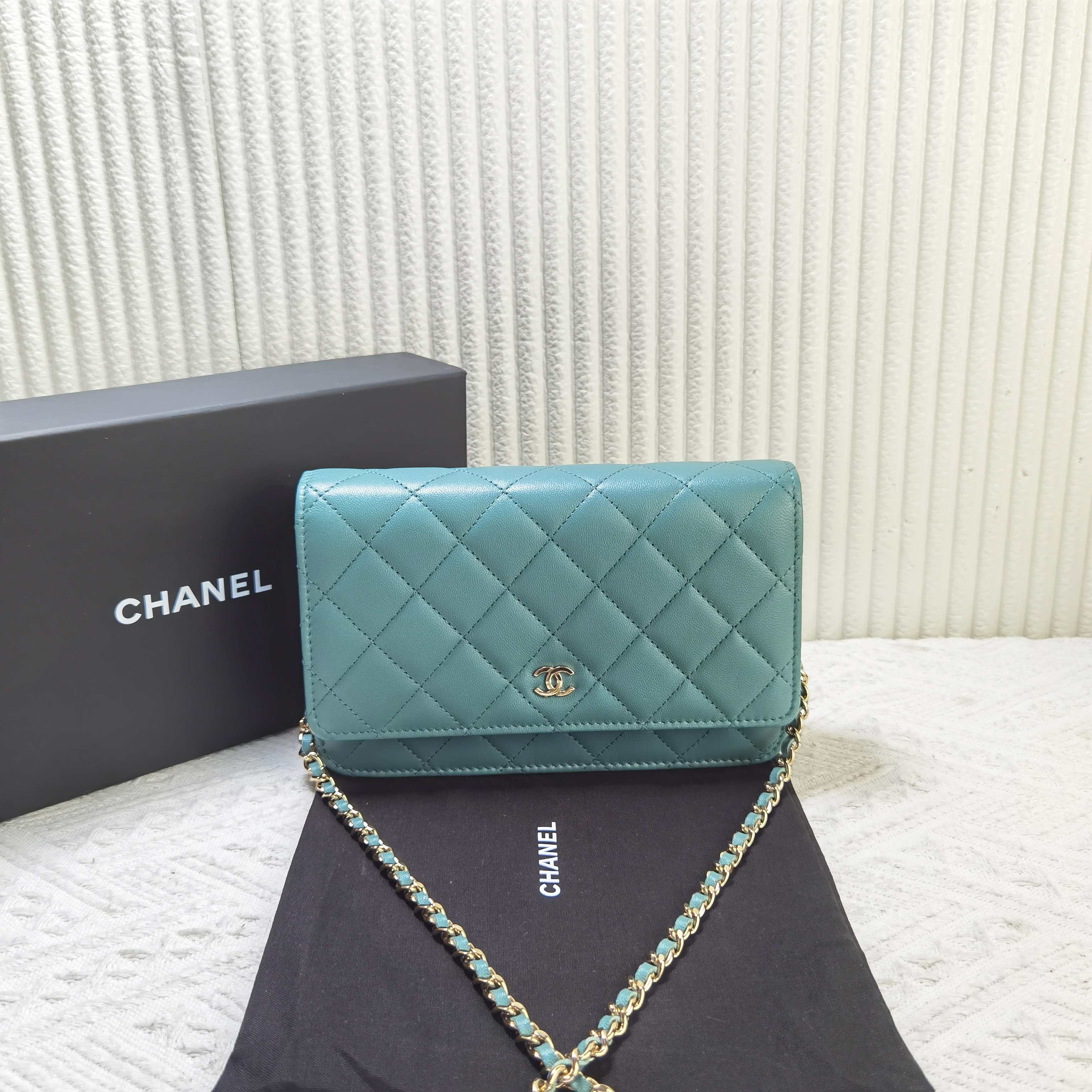 95新 Chanel/香奈儿 CHANEL香奈儿22p斜挎包woc