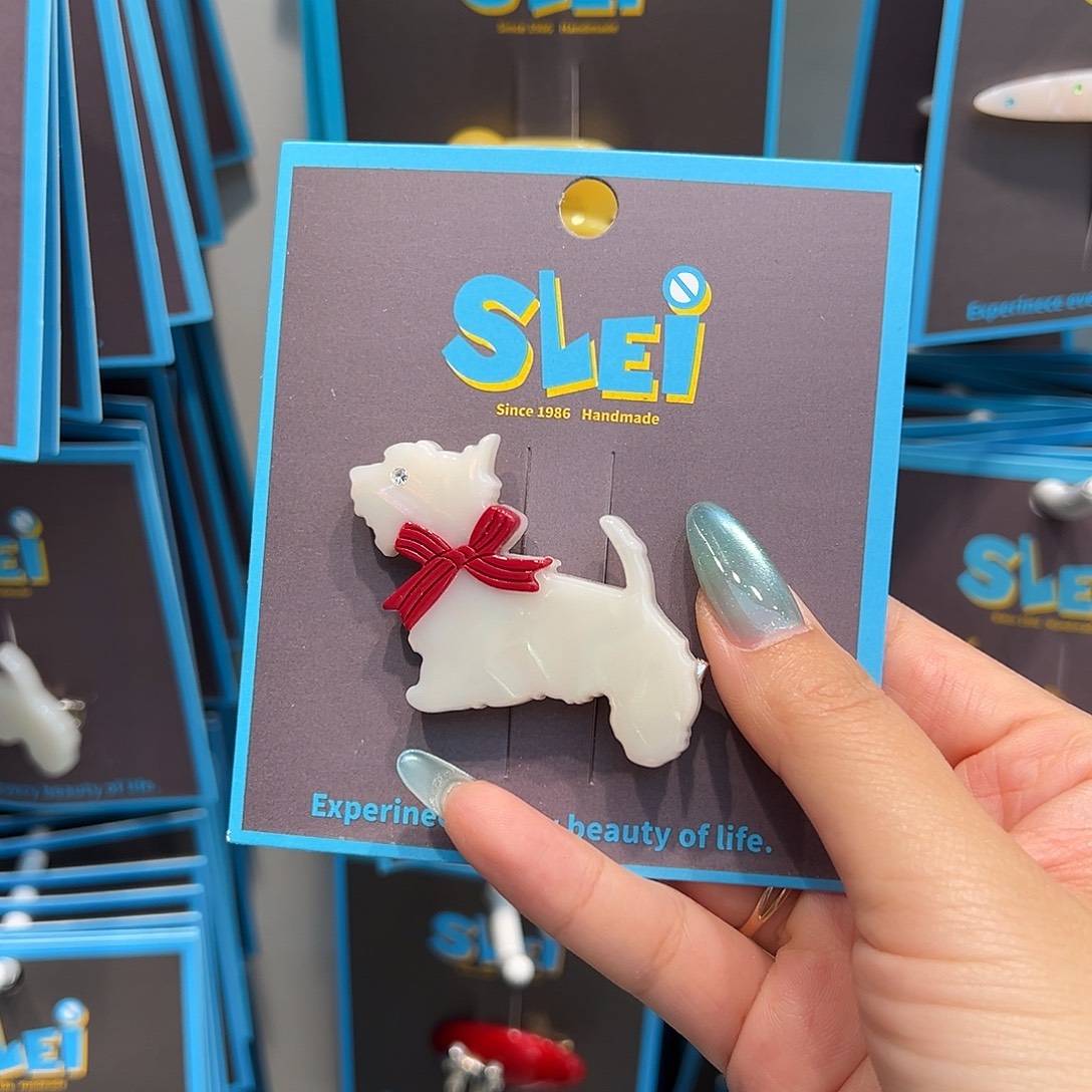 无非金属人鱼色蝴蝶结狗狗鸭夹