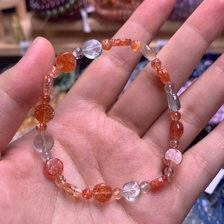 未镶嵌手串水晶阿鲁沙小圆饼